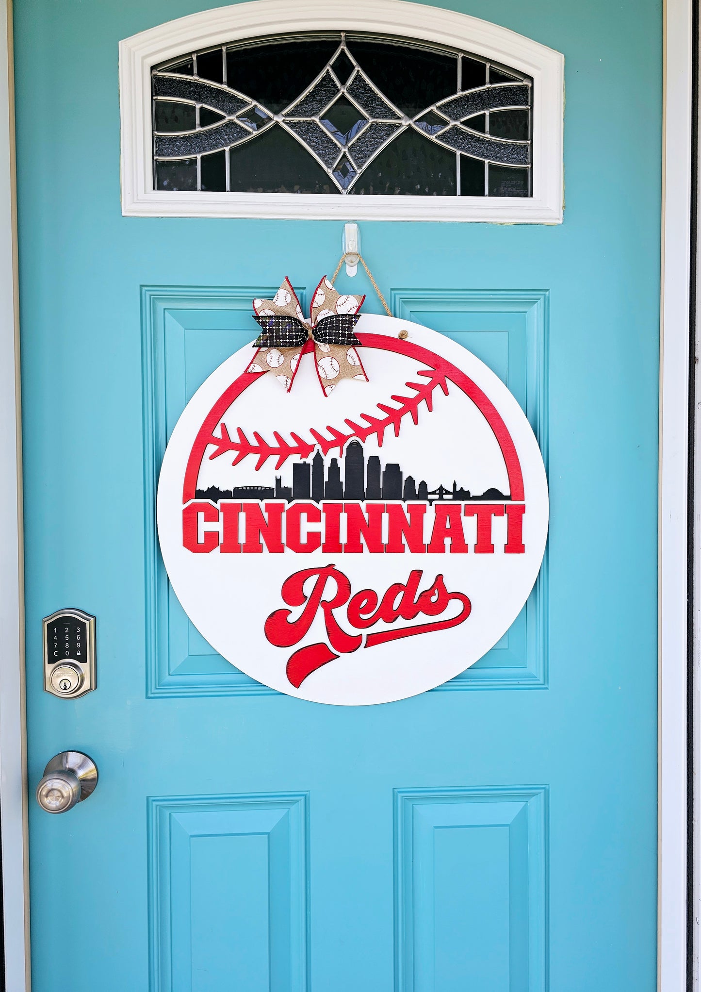 Cincinnati Reds Door Hanger