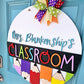 Personalized Colorful Pencil Door Hanger