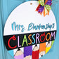 Personalized Colorful Pencil Door Hanger