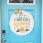 Hello Summer Sunflower Door Hanger