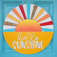 Hello Sunshine Sunrays Door Hanger