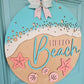 Hello Beach Water Door Hanger