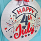 Happy 4th of July Fireworks Door Hanger