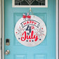 Happy 4th of July Fireworks Door Hanger