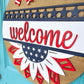 Patriotic Sunflower Door Hanger