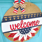 Patriotic Sunflower Door Hanger