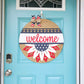 Patriotic Sunflower Door Hanger