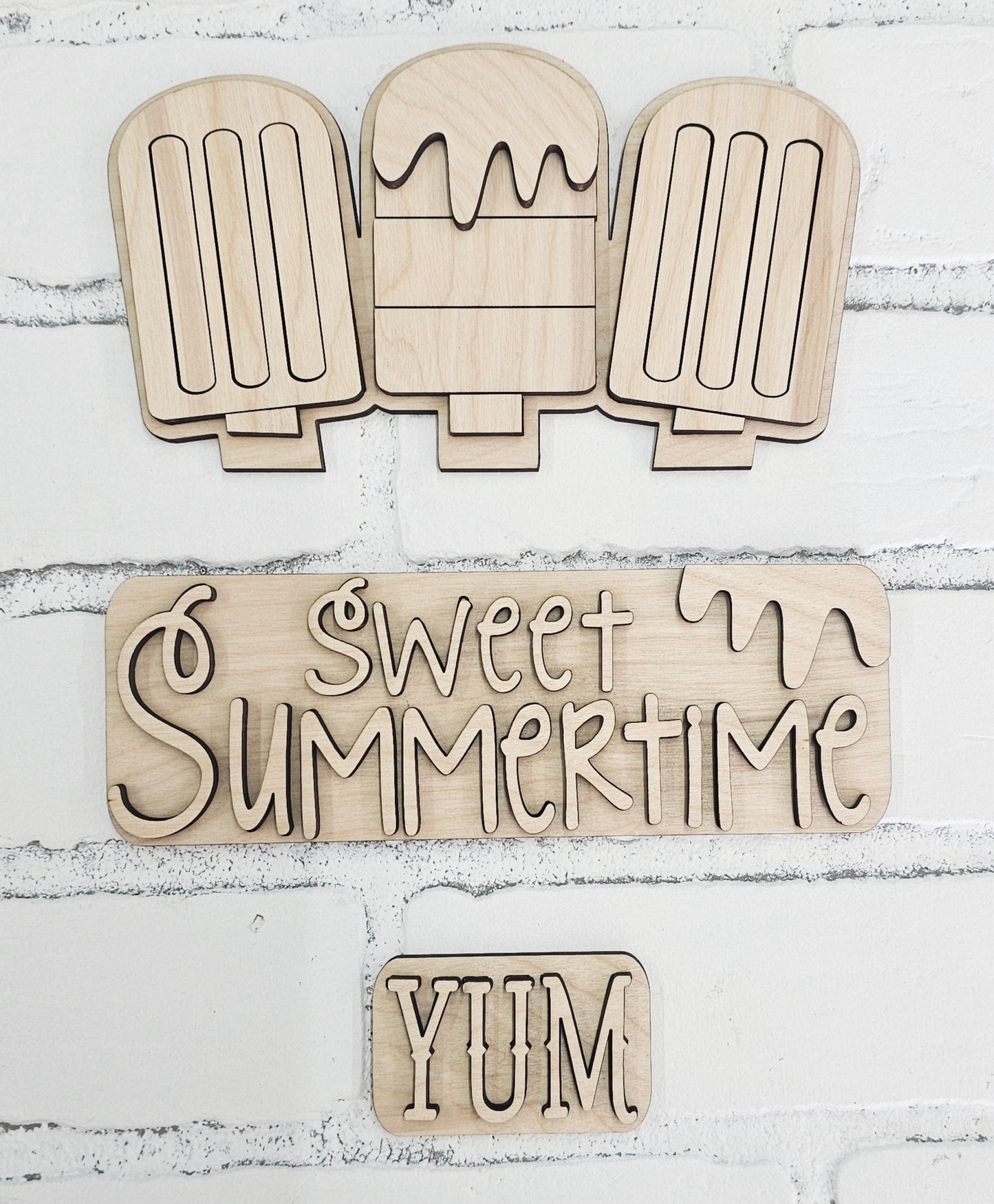 Summer Popsicle Truck Inserts