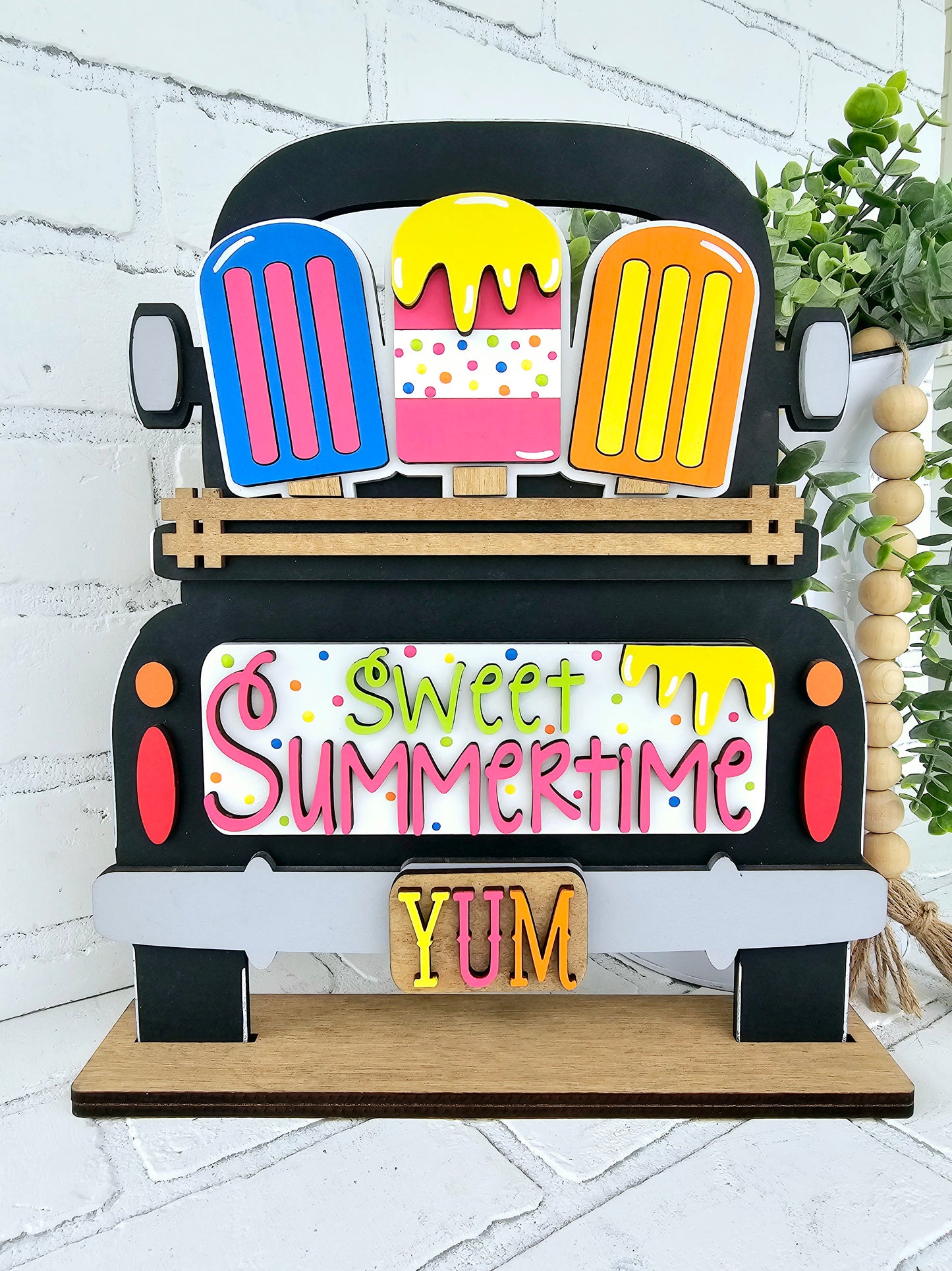 Summer Popsicle Truck Inserts