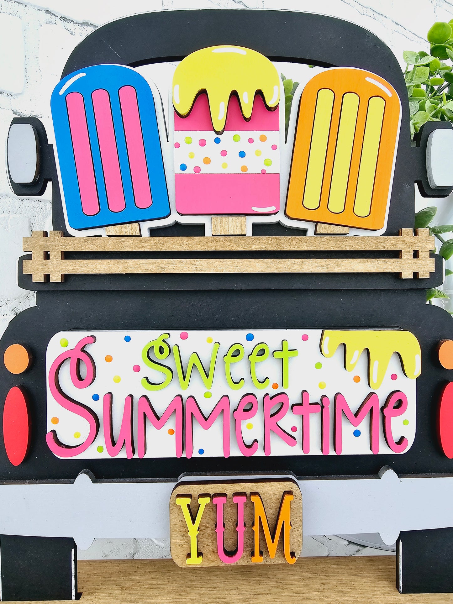 Summer Popsicle Truck Inserts