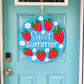 Hello Summer Strawberry Door Hanger