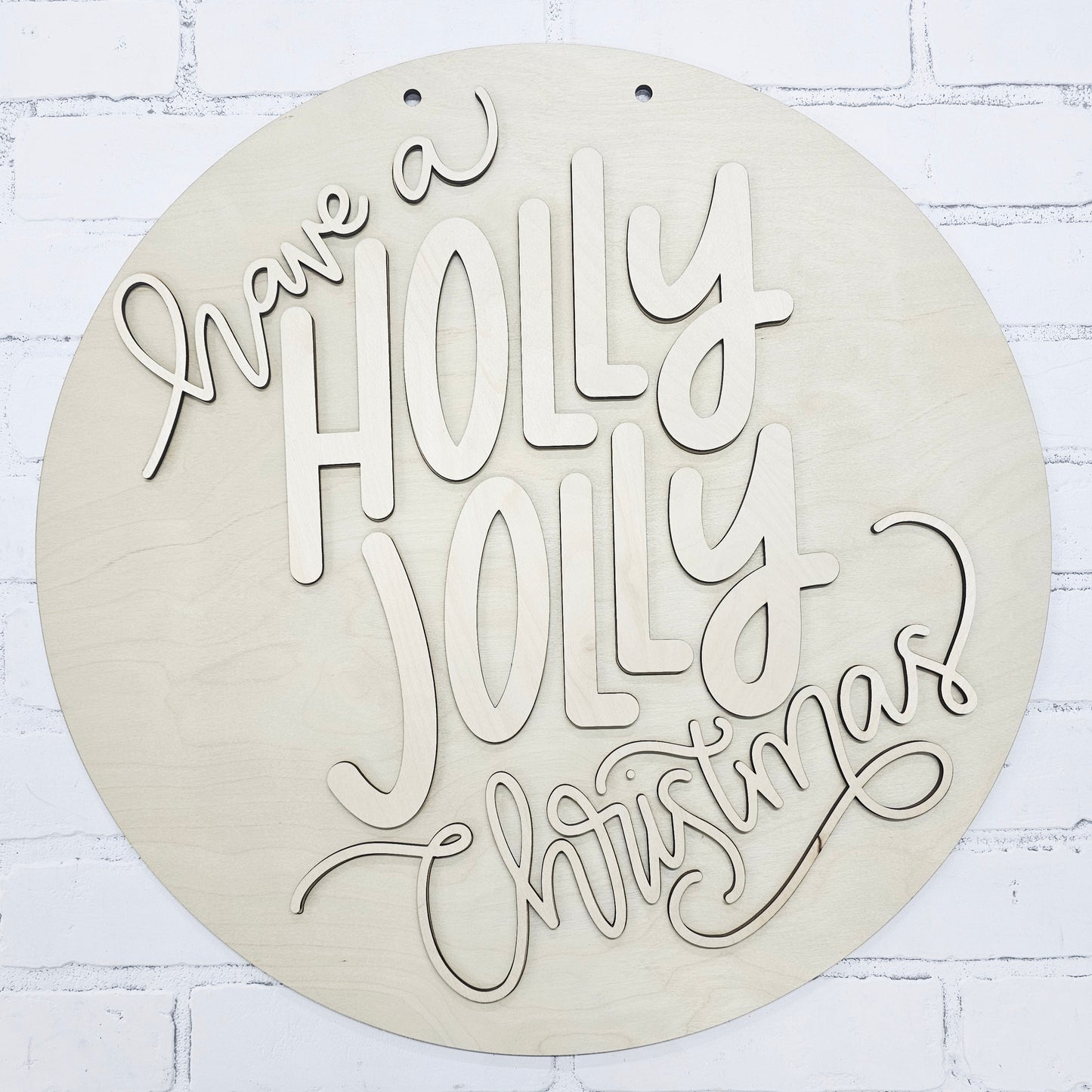 Holly Jolly Door Hanger