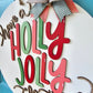 Holly Jolly Door Hanger