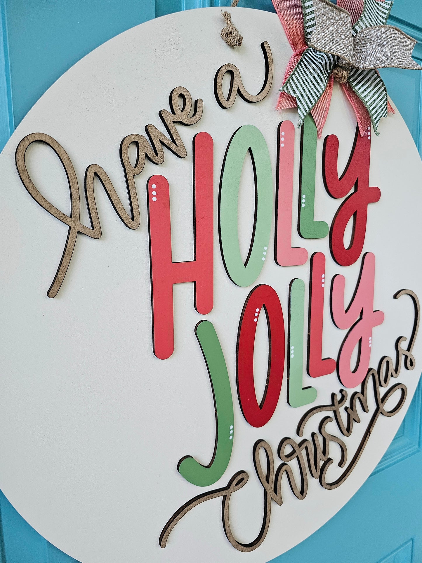 Holly Jolly Door Hanger