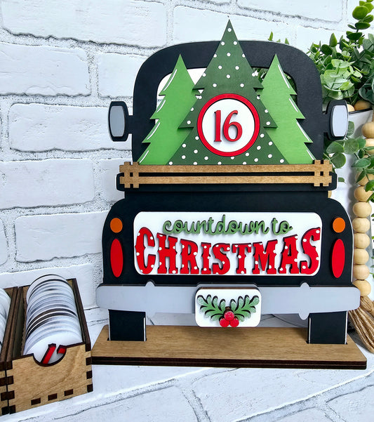 Christmas Countdown Truck Inserts