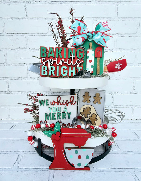 Baking Spirits Bright Tiered Tray Set