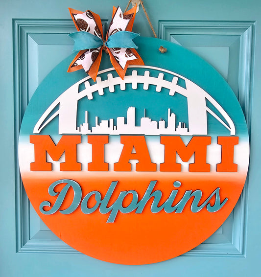 Miami Dolphins Door Hanger