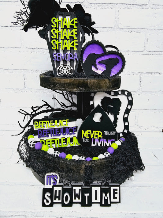 Beetlejuice Tiered Tray Set