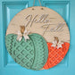 Double Sweater Pumpkin Door Hanger