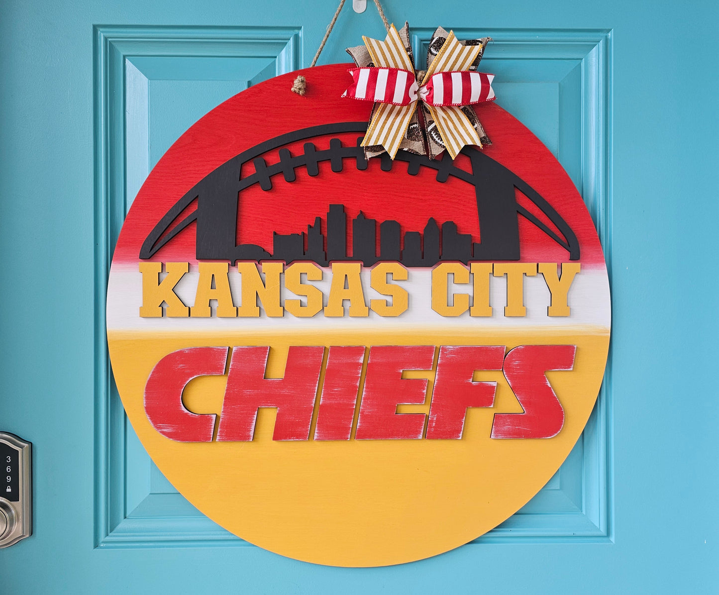 Kansas City Chiefs Door Hanger