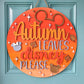 Autumn Leaves & Disney Please Door Hanger