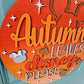 Autumn Leaves & Disney Please Door Hanger