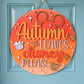 Autumn Leaves & Disney Please Door Hanger