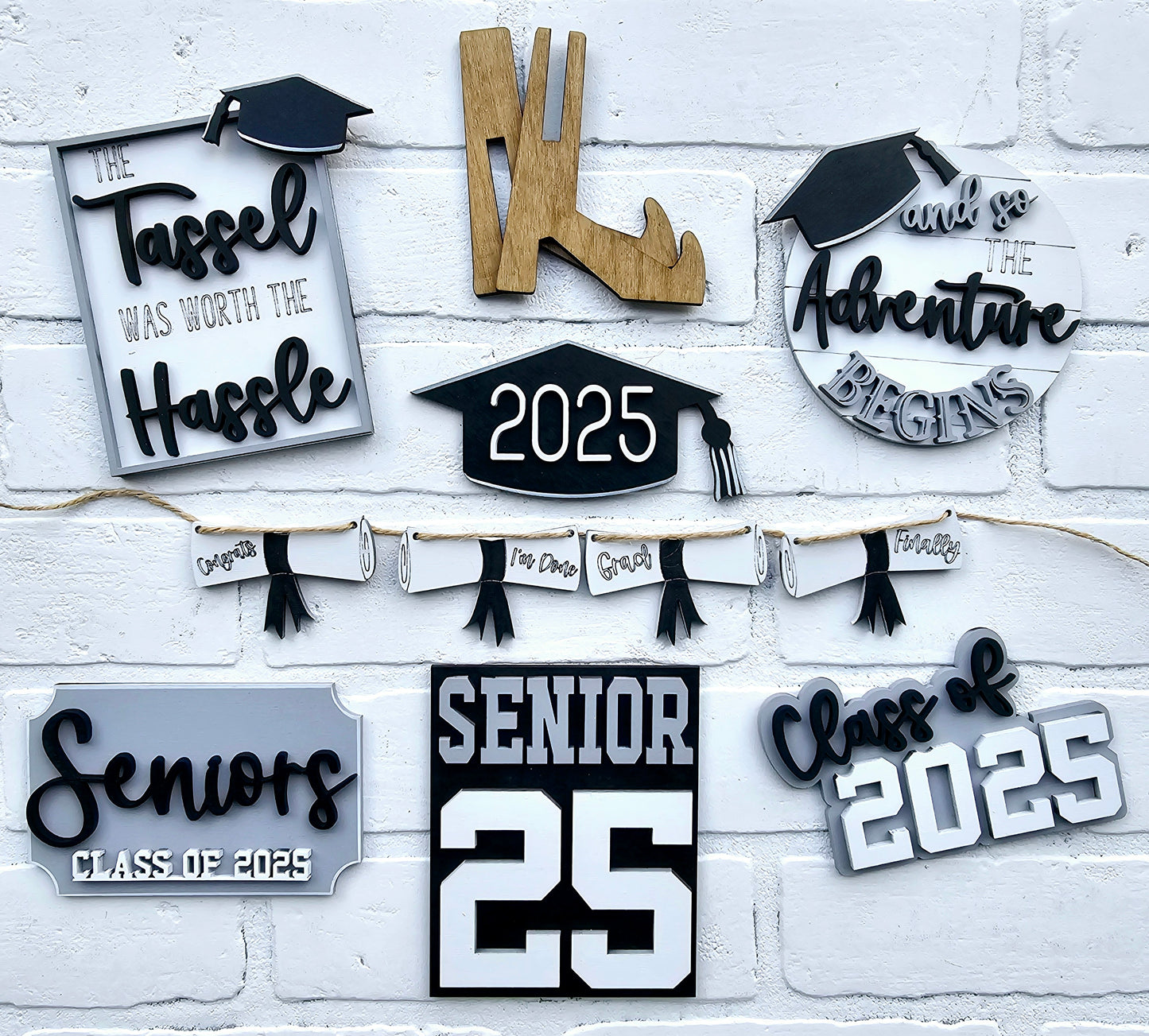 Graduation Tiered Tray Set