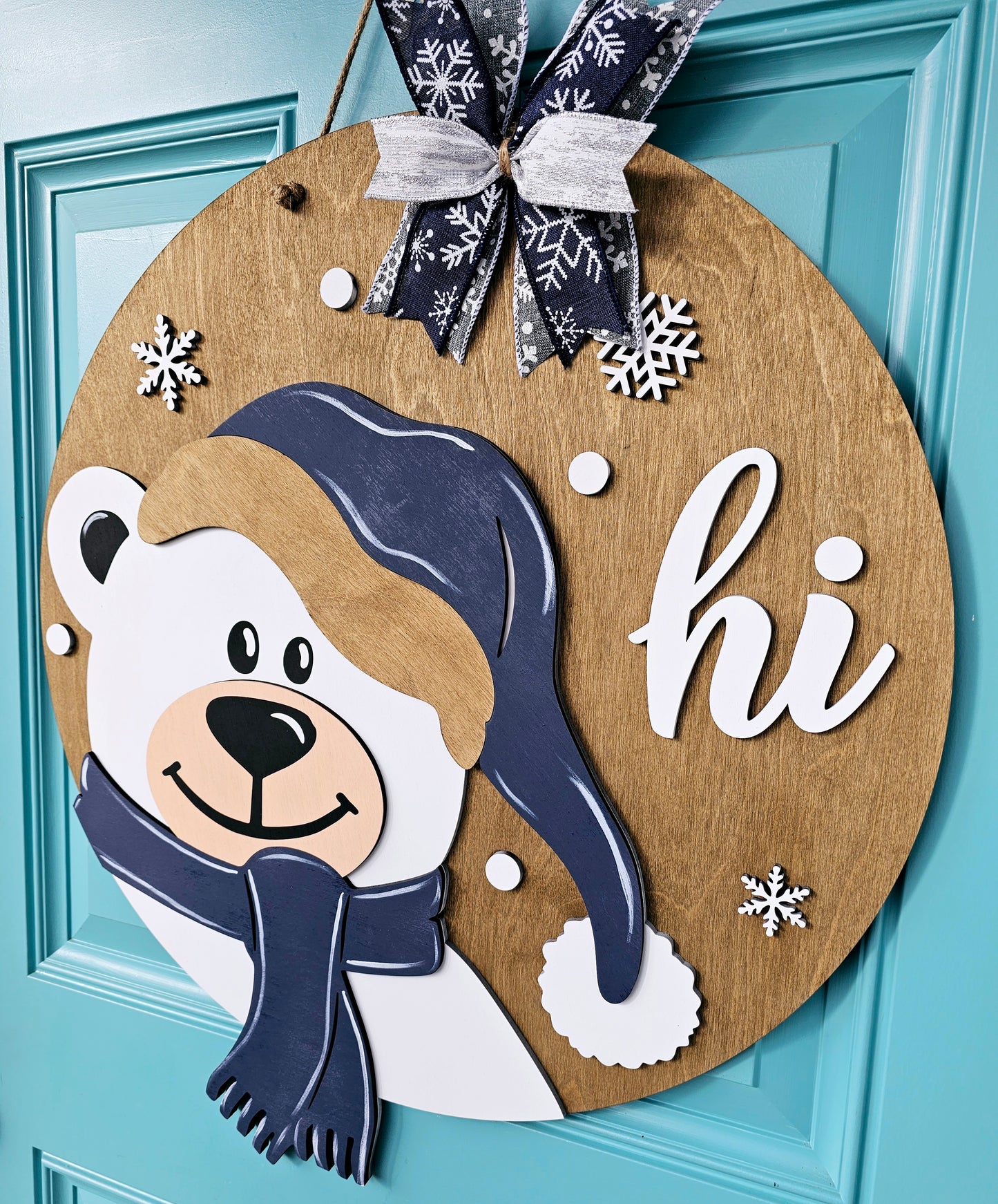 Polar Bear Door Hanger
