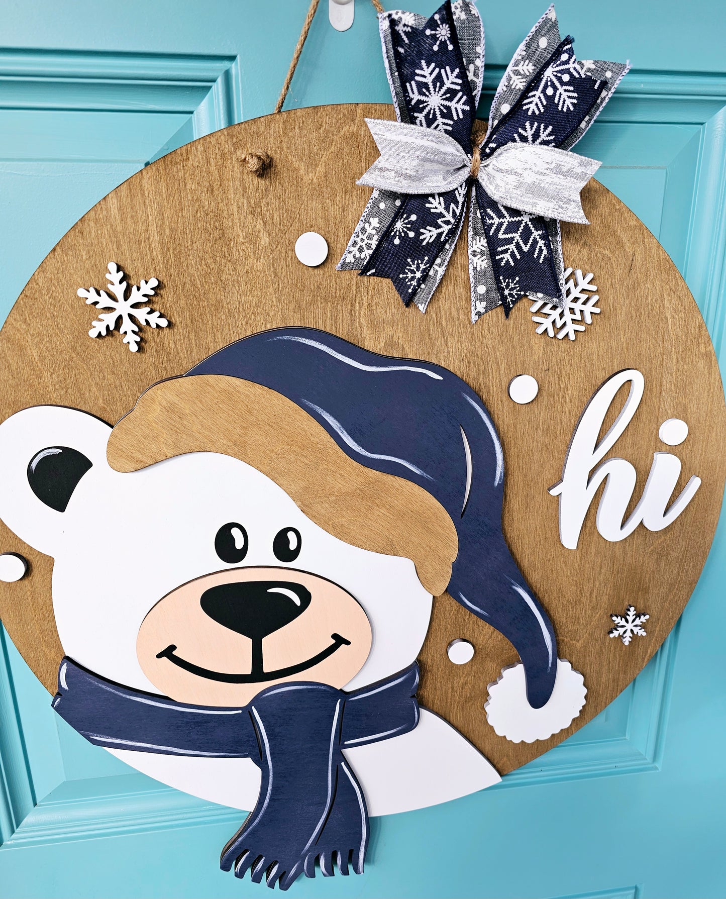 Polar Bear Door Hanger
