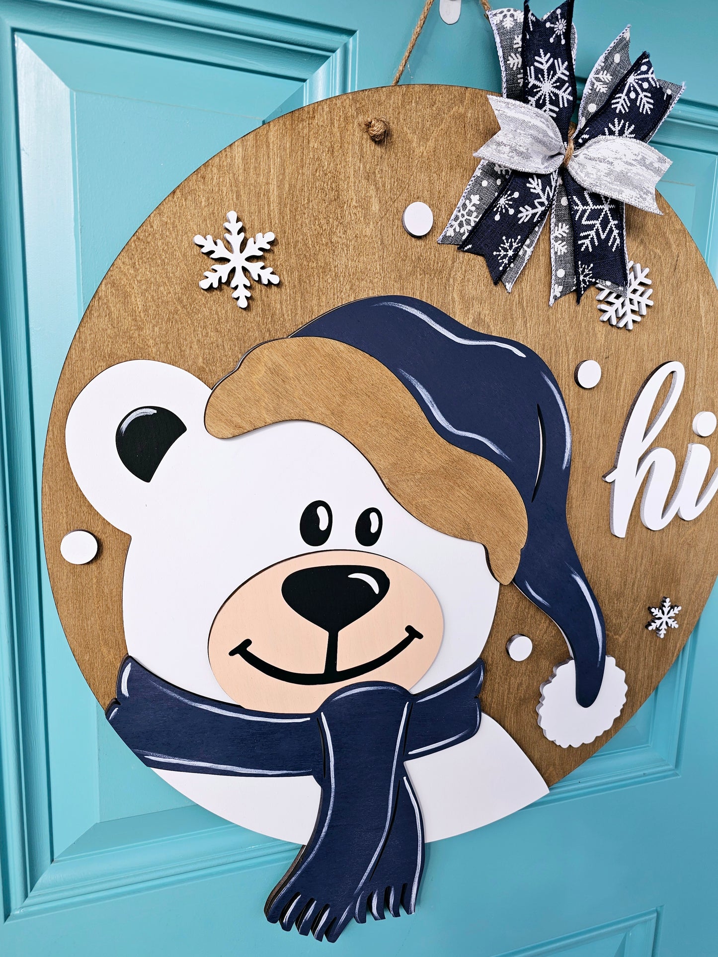 Polar Bear Door Hanger