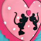 Valentines Day Mouse Door Hanger