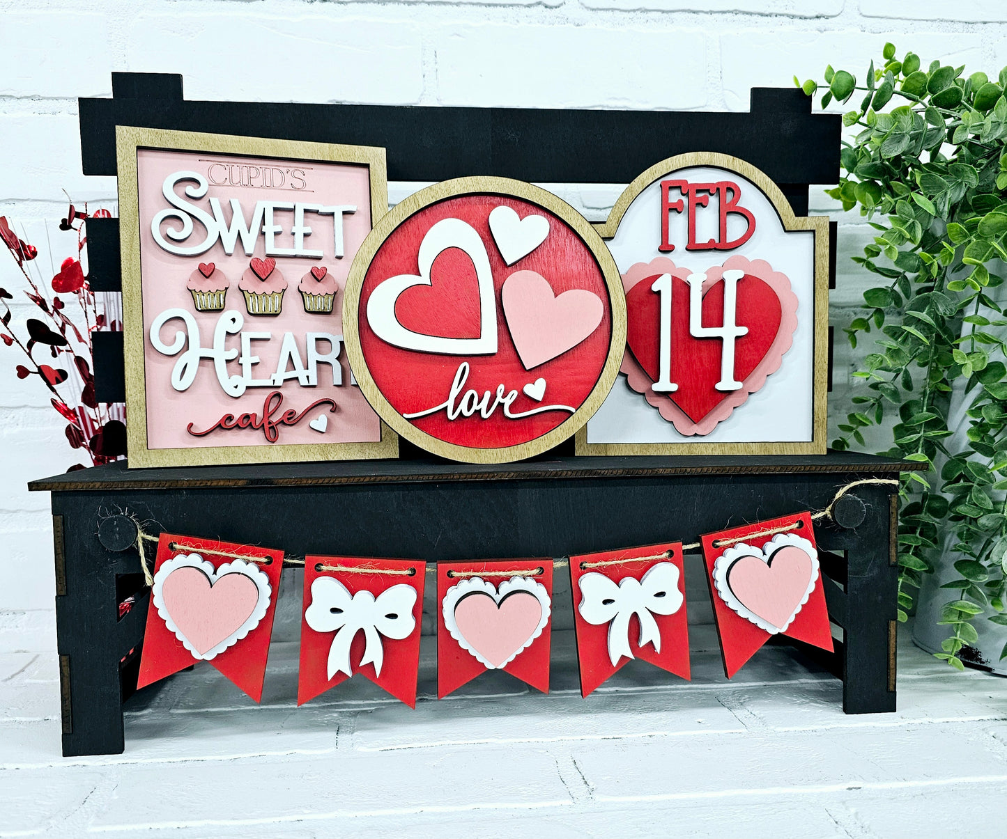 Valentines Day Bench Inserts