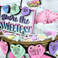 Conversation Hearts Tiered Tray Set