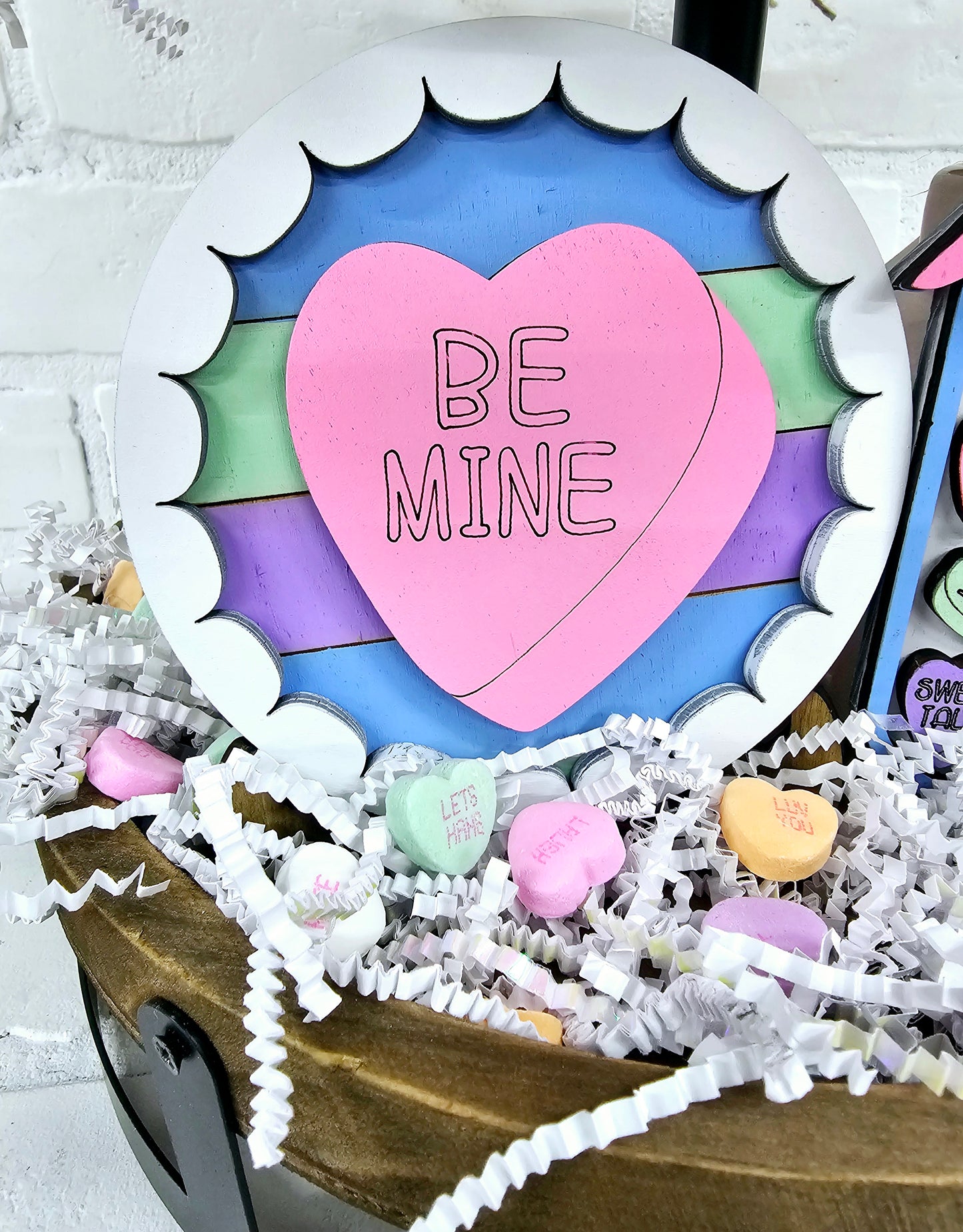 Conversation Hearts Tiered Tray Set