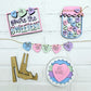 Conversation Hearts Tiered Tray Set