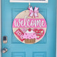 Valentines Day Cupcake Door Hanger