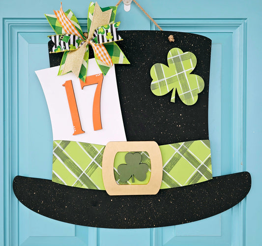 St. Patrick's Day Hat Door Hanger