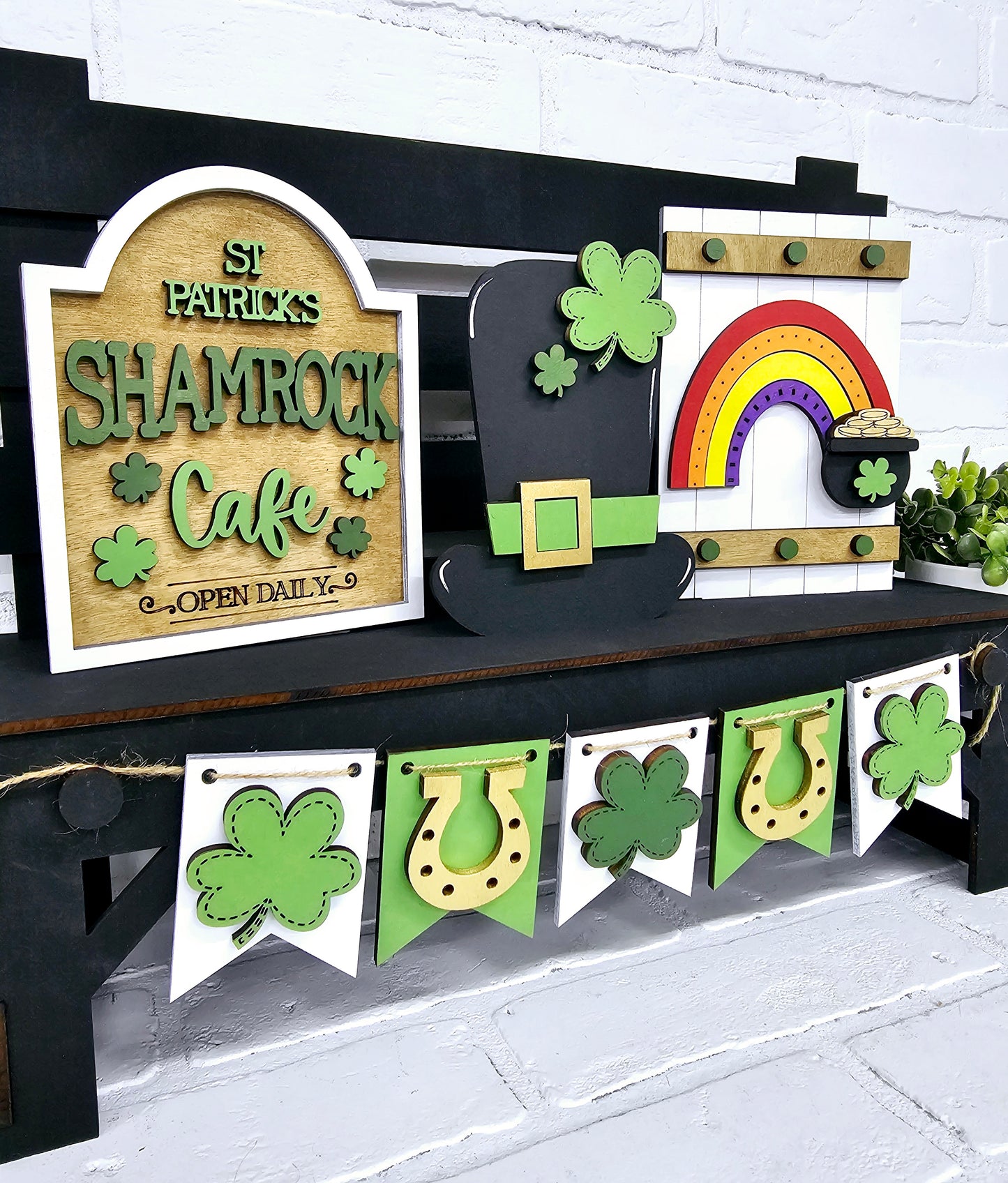 St. Patrick's Day Bench Inserts