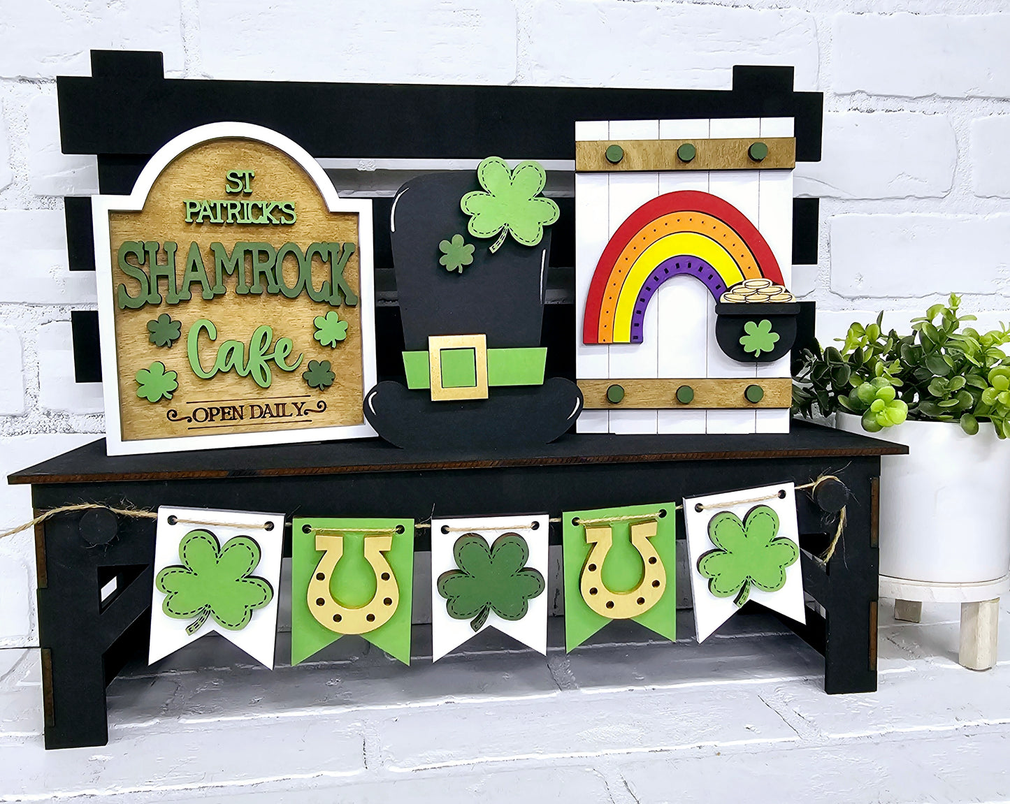 St. Patrick's Day Bench Inserts