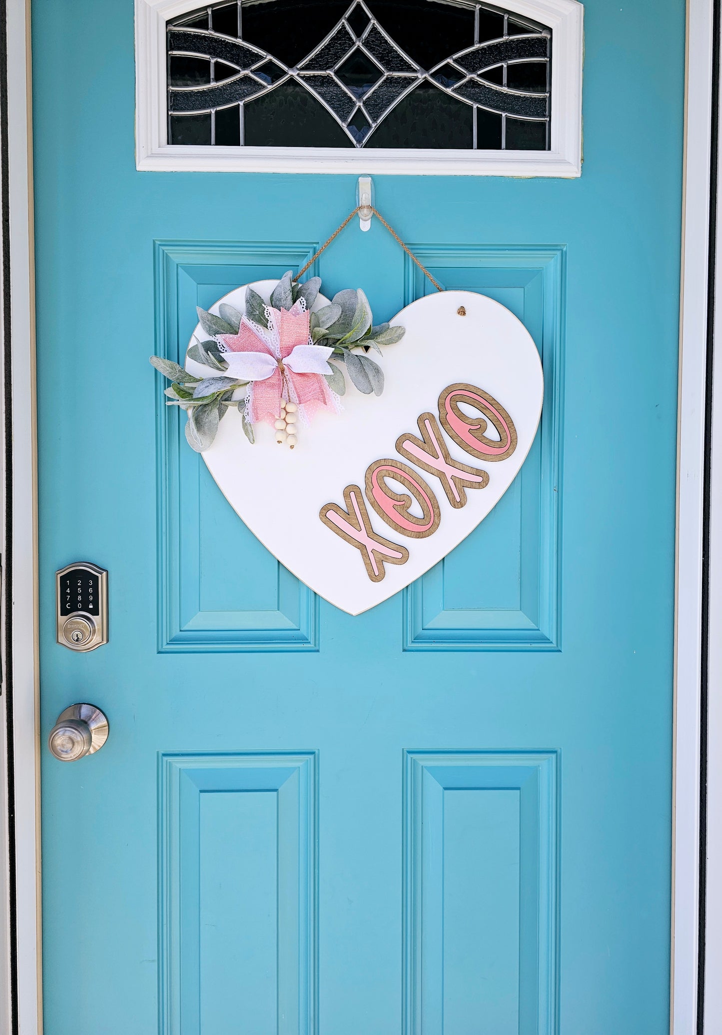 XoXo Heart Shaped Door Hanger