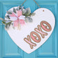 XoXo Heart Shaped Door Hanger