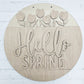 Hello Spring Tulip Door Hanger