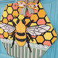 Hexagon Bee Door Hanger