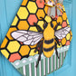 Hexagon Bee Door Hanger