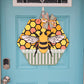 Hexagon Bee Door Hanger