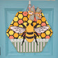 Hexagon Bee Door Hanger