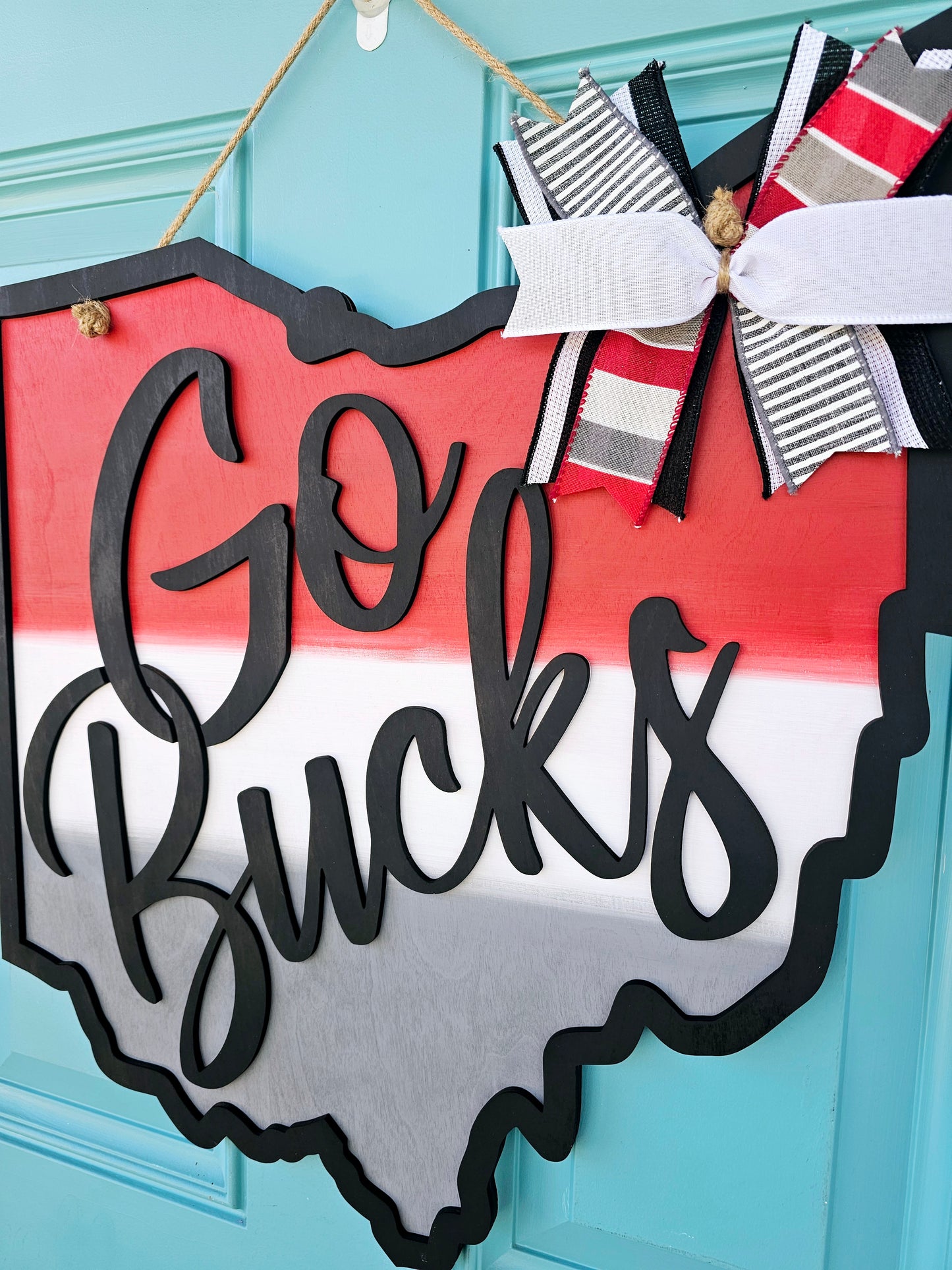 Go Bucks Ohio State Door Hanger