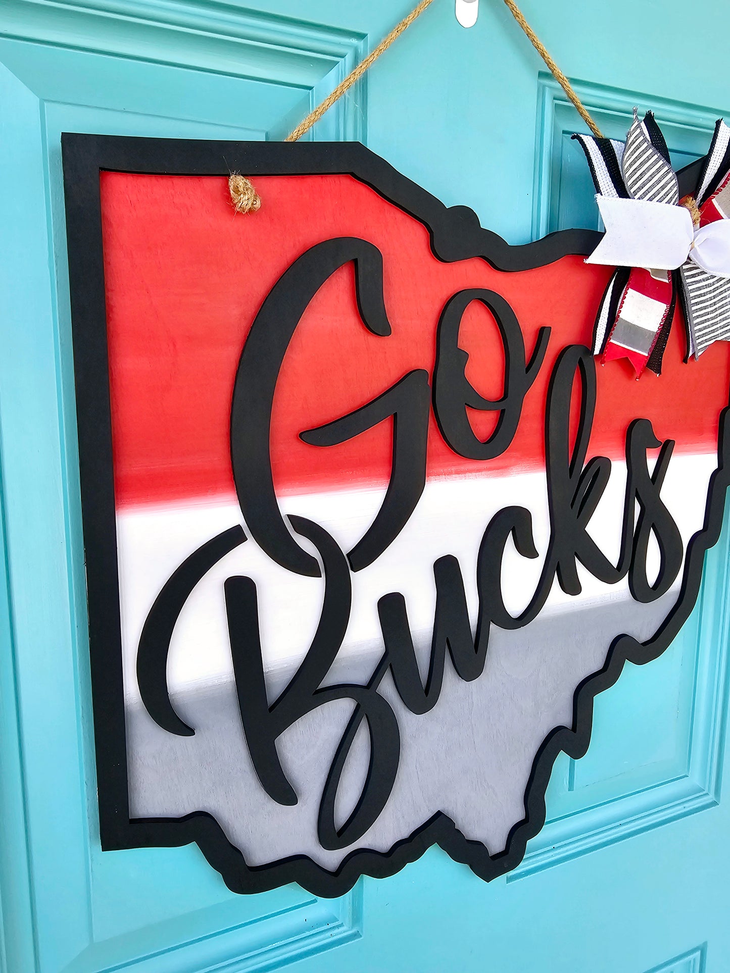 Go Bucks Ohio State Door Hanger