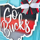 Go Bucks Ohio State Door Hanger